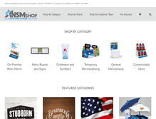 Tablet Screenshot of nsmshop.com